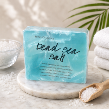 Dead Sea Salt Soap Handmade with Essential Oils Bomb Cosmetics