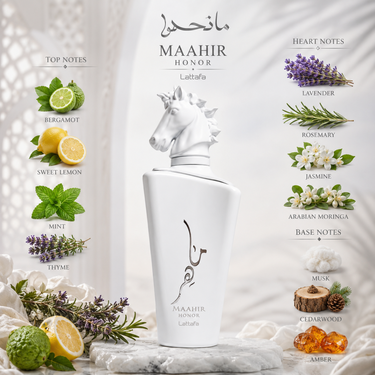 Lattafa Maahir Honor 100ml Eau De Parfum Spray