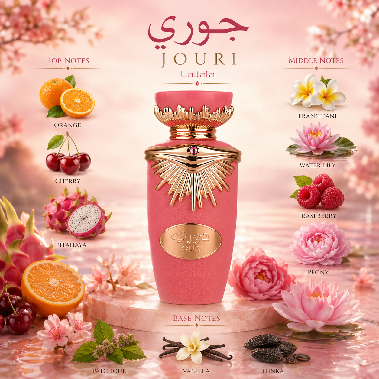 Lattafa Jouri Eau De Parfum 100ml Spray