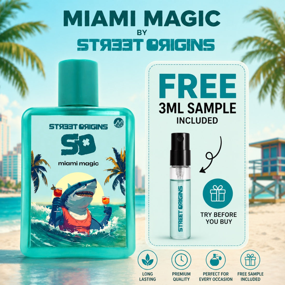 Street Origins Miami Magic 75ml Eau De Parfum