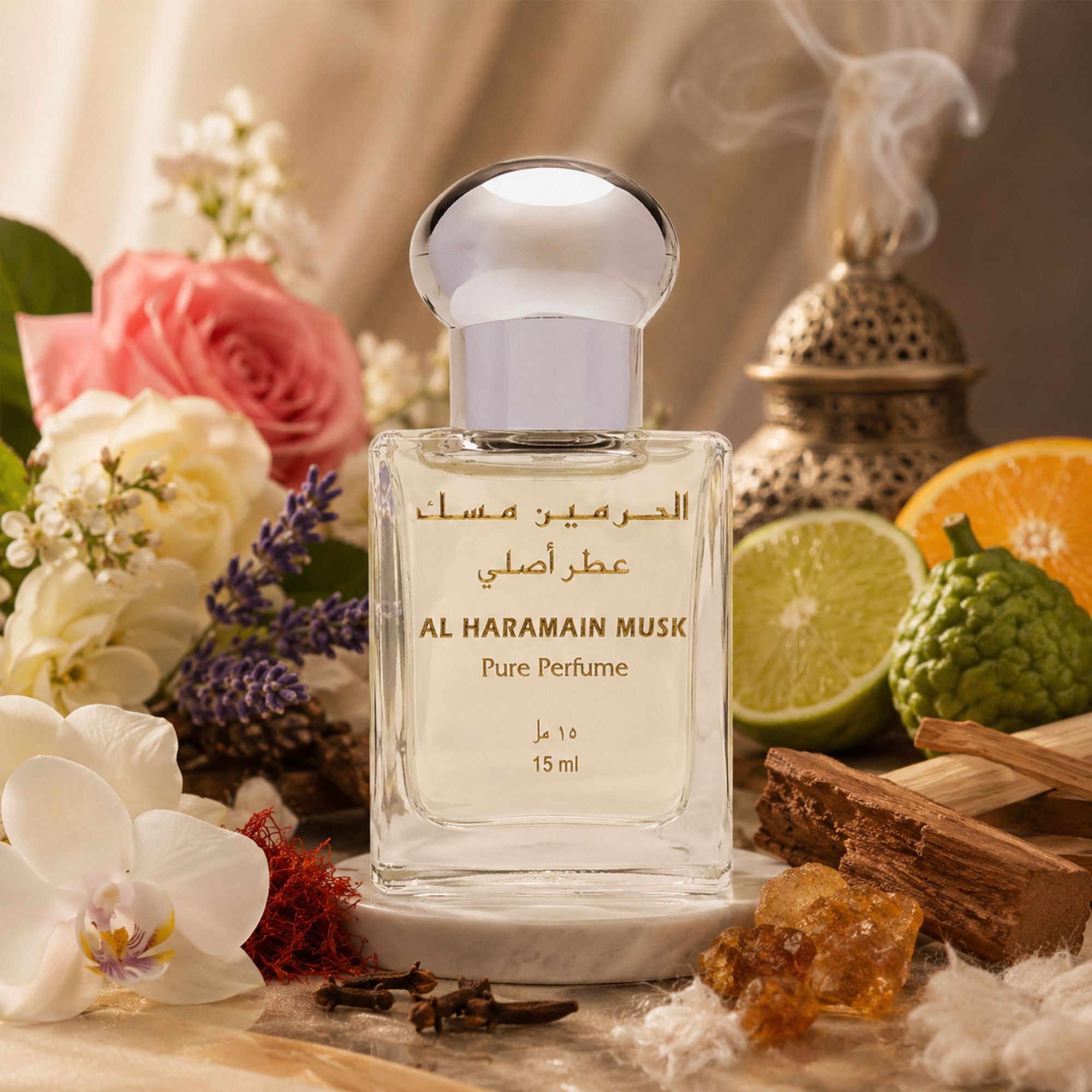 Al Haramain Musk 15ml Pure Perfume Oil Attar