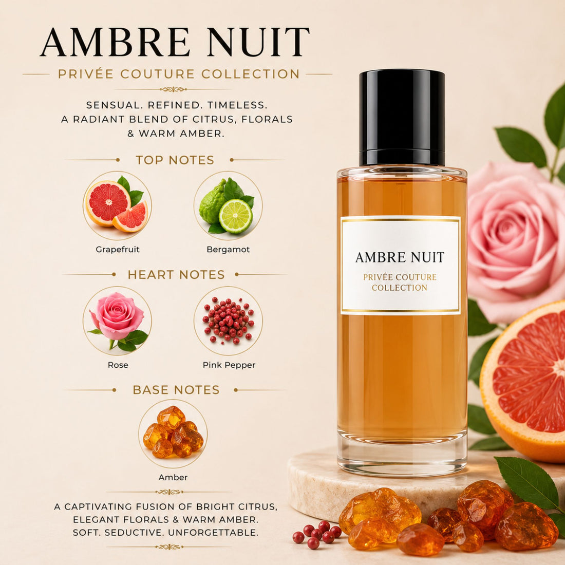 Ambre Nuit By Privee Couture Collection 30ml EDP