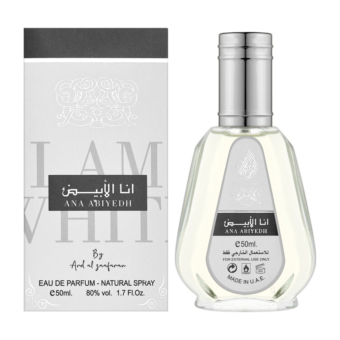 Ana Abiyedh White 50ml EDP by Ard Al Zaafaran
