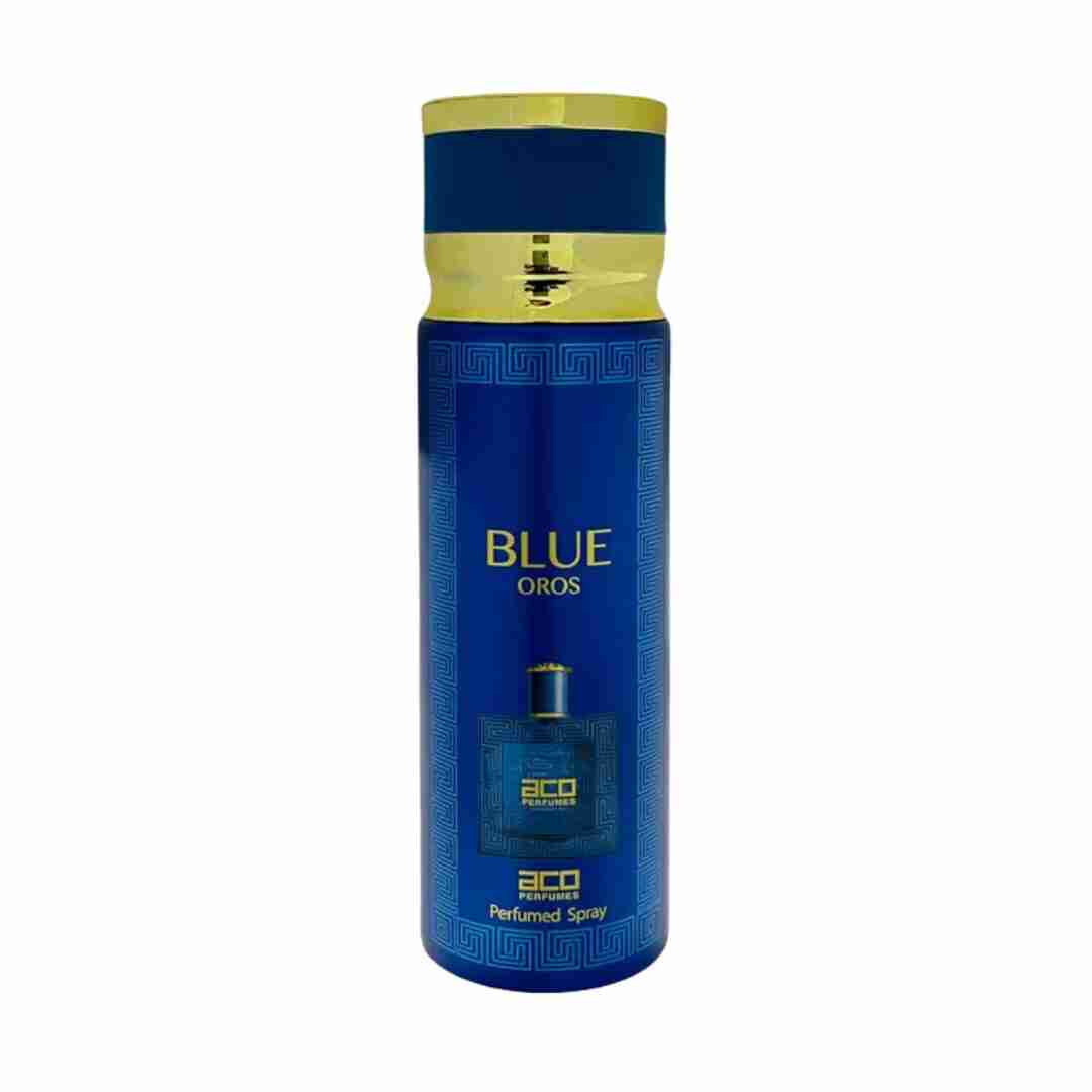 Blue Oros Perfumed Spray 200ml Body Spray by ACO Perfumes