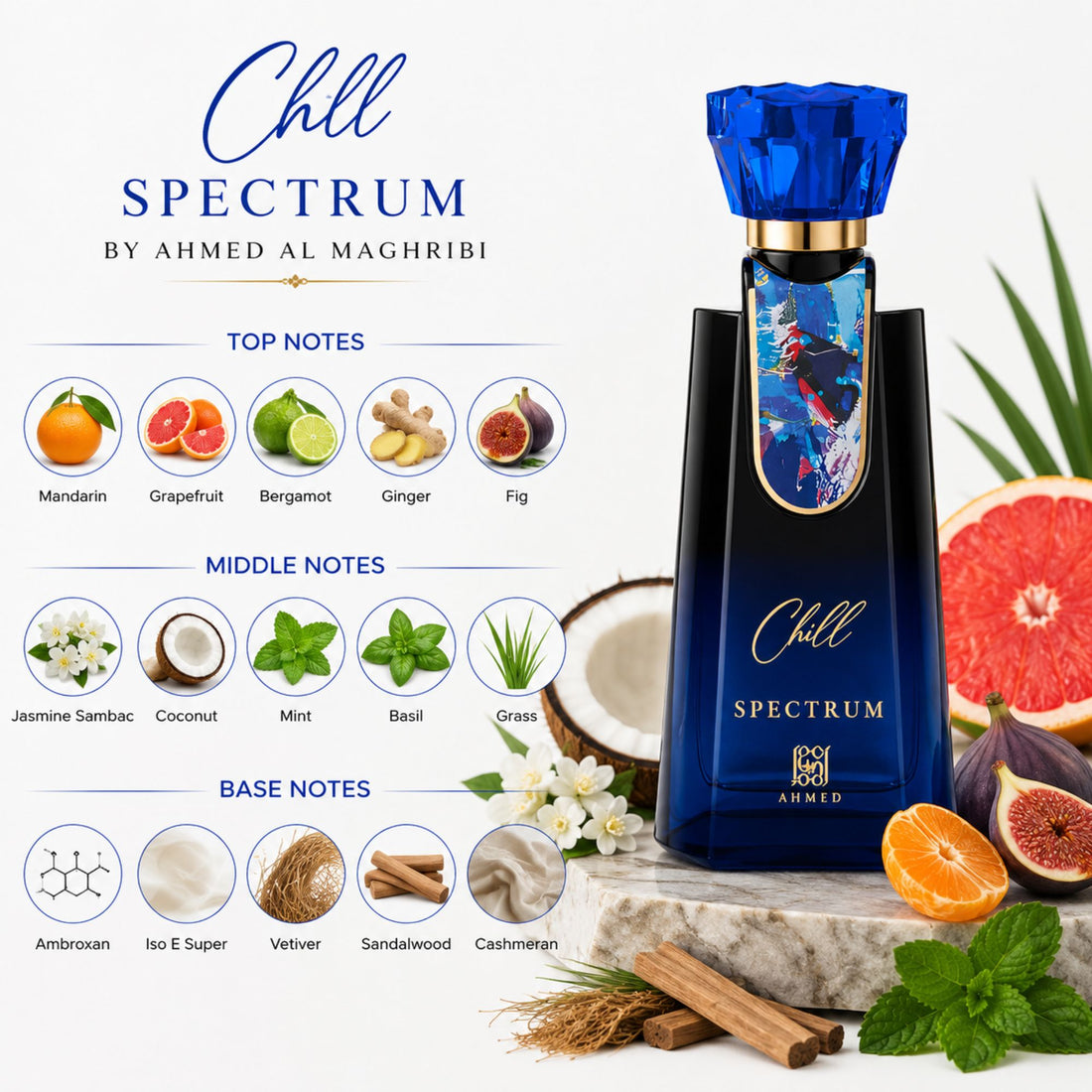 Chill Spectrum Perfume by Ahmed Al Maghribi 100ml EDP