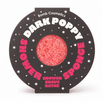 Dark Poppy Body Buffer Shower Sponge Body - Spiced Floral Fragrance