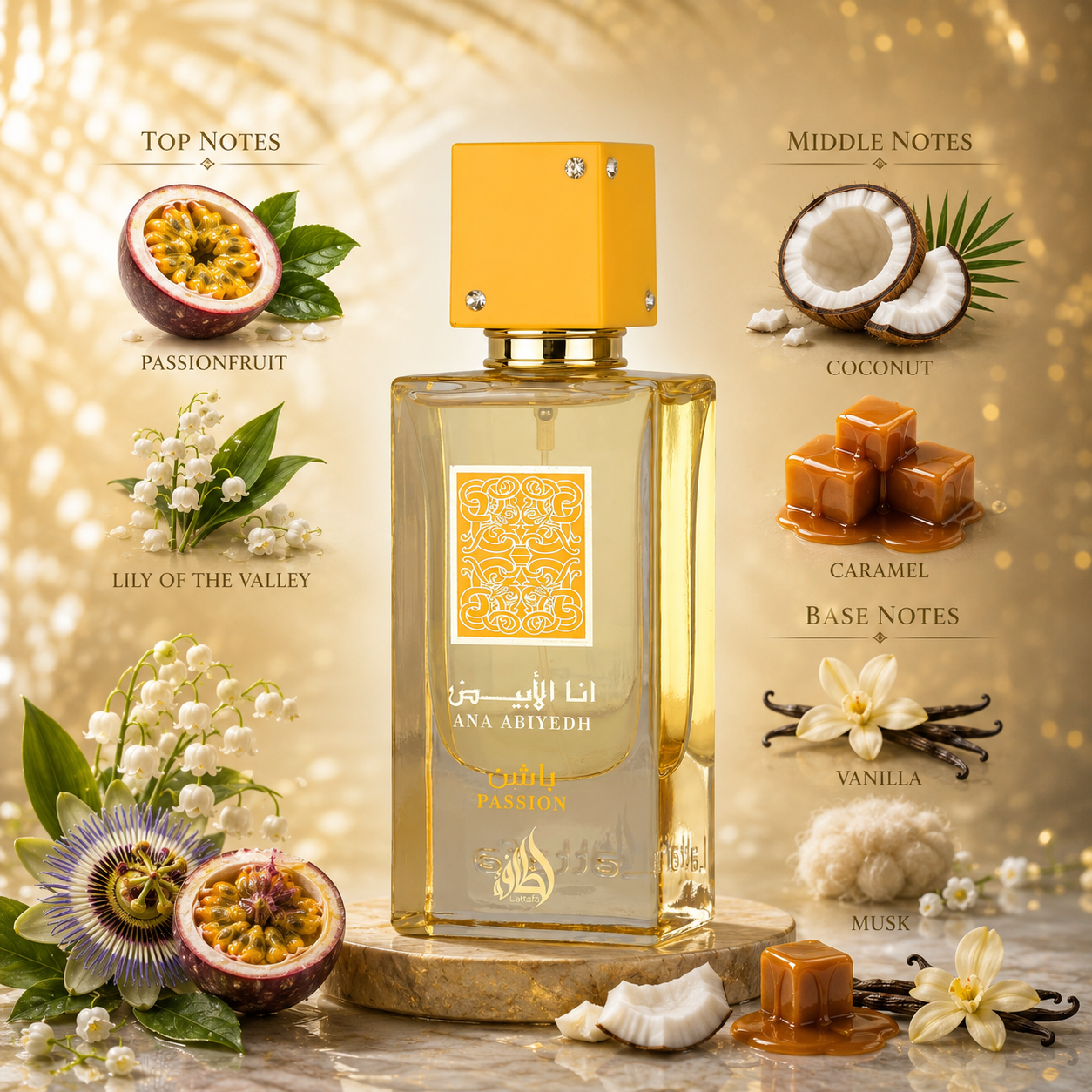 Lattafa Ana Abiyedh Passion 60ml Eau De Parfum Spray