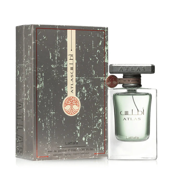 Atlas 55ml Eau De Parfum by Lattafa bottle front view