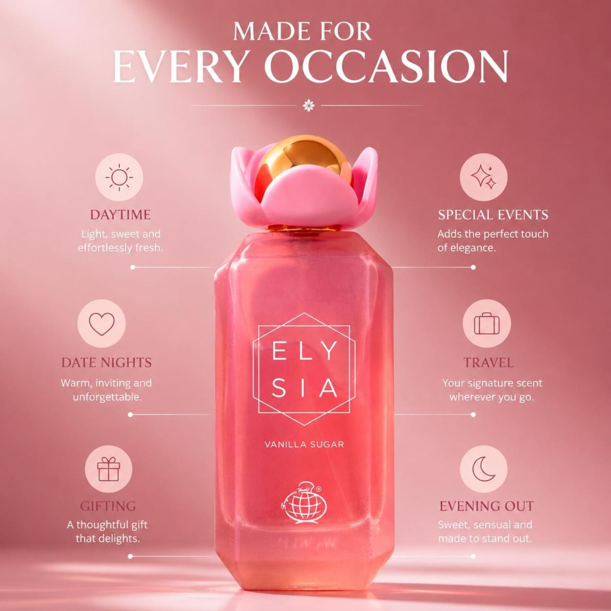 Elysia Vanilla Sugar 100ml Eau De Parfum Spray