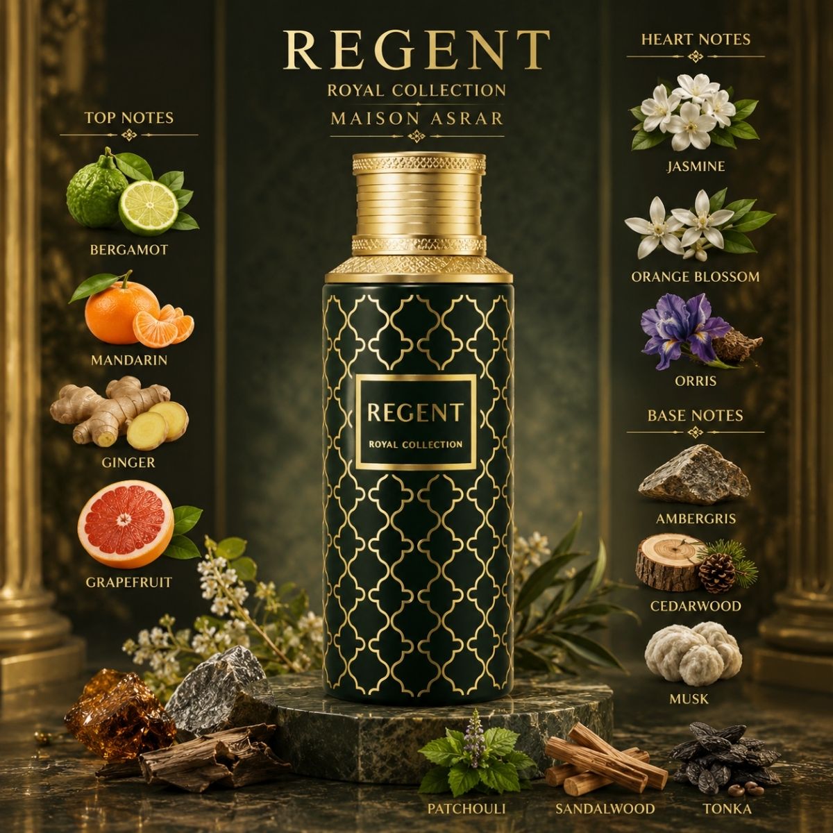 Maison Asrar Regent 100ml Eau De Parfum Spray