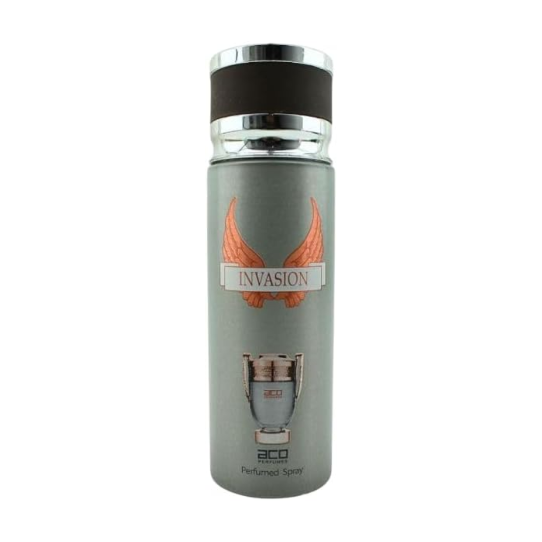 Invasion Perfumed Spray 200ml Body Spray by ACO Perfumes
