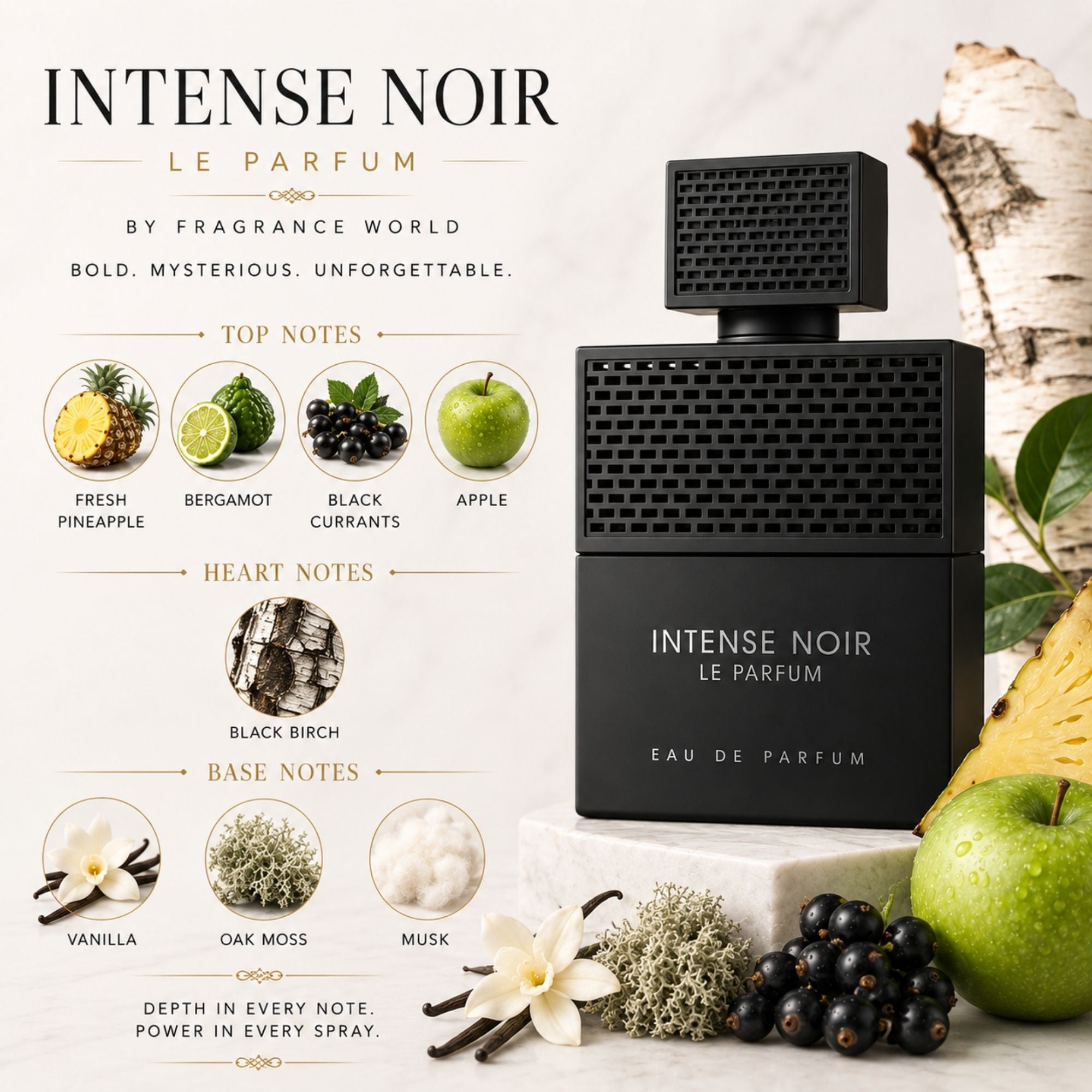 Intense Noir Le Parfum 100ml EDP by Fragrance World