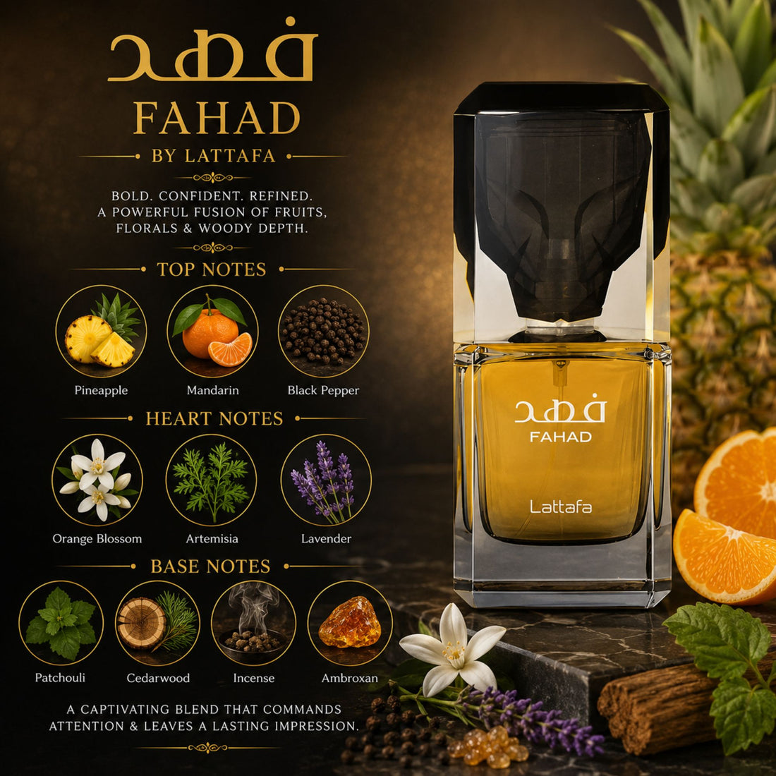 Lattafa Fahad 80ml Eau De Parfum Spray