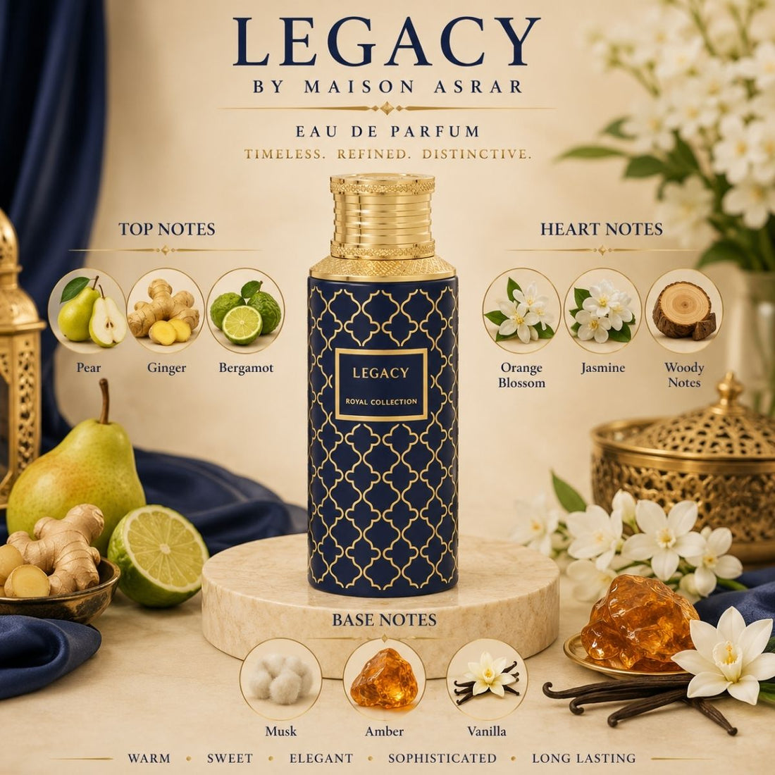 Woody amber Eau De Parfum spray 100ml UK lifestyle image