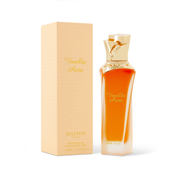 Vanilla Aura 100ml Eau De Parfum by Maison Asrar bottle front view