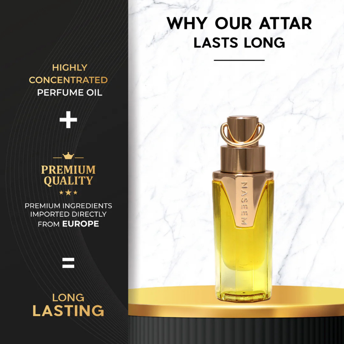 Naseem elyra attar perfume oil