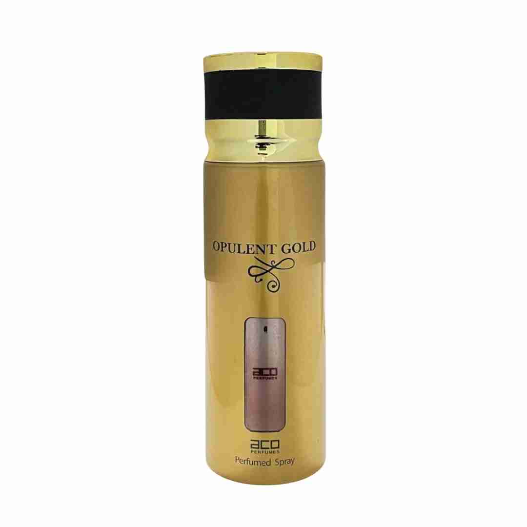 Opulent Gold Perfumed Spray 200ml Body Spray by ACO Perfumes