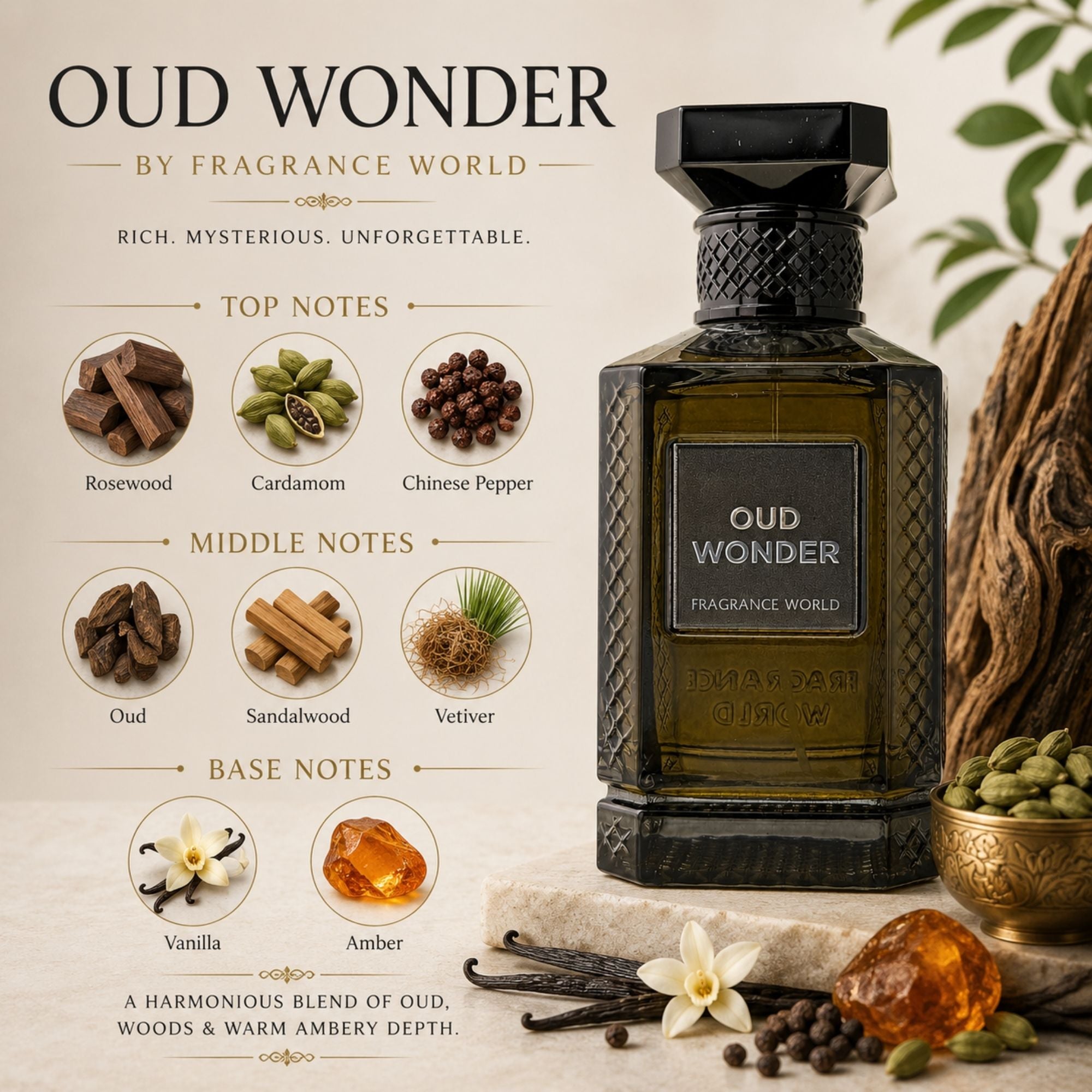 Oud Wonder 150ml EDP by Fragrance World