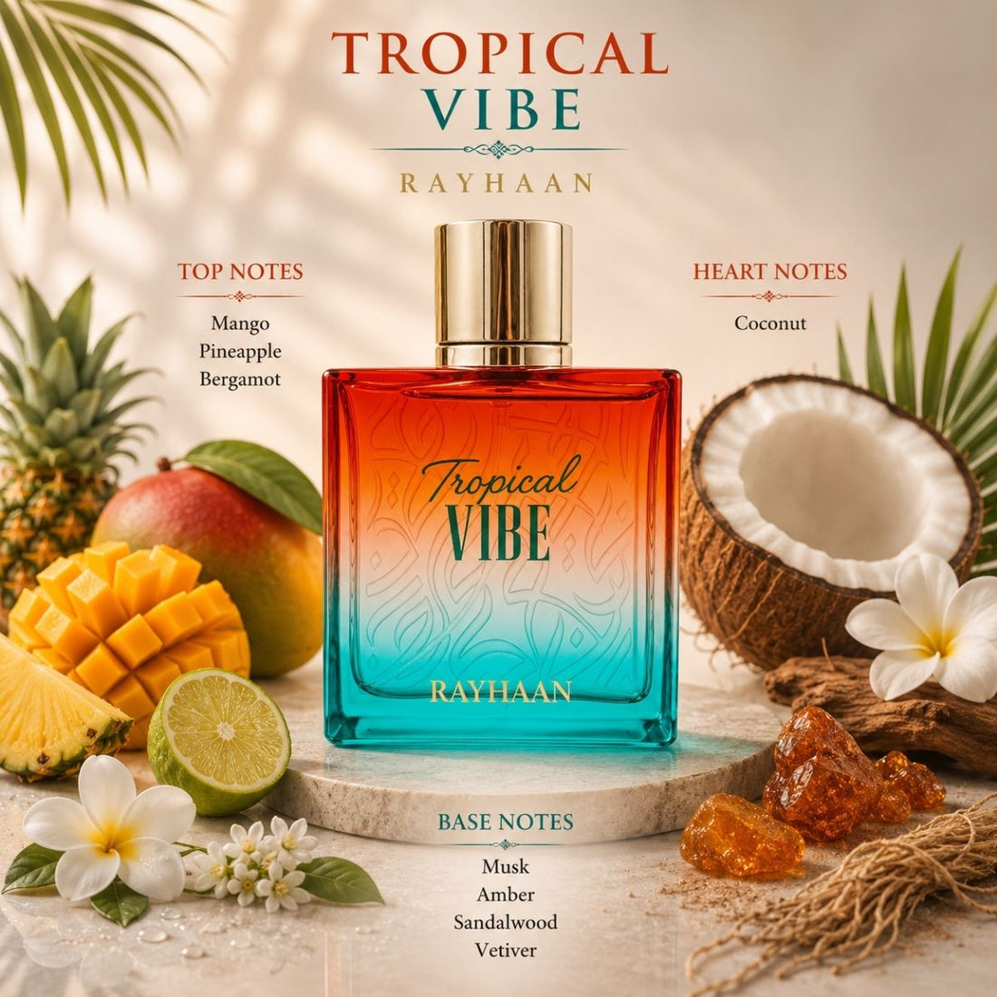 Rayhaan Tropical Vibe 100ml Eau De Parfum Spray
