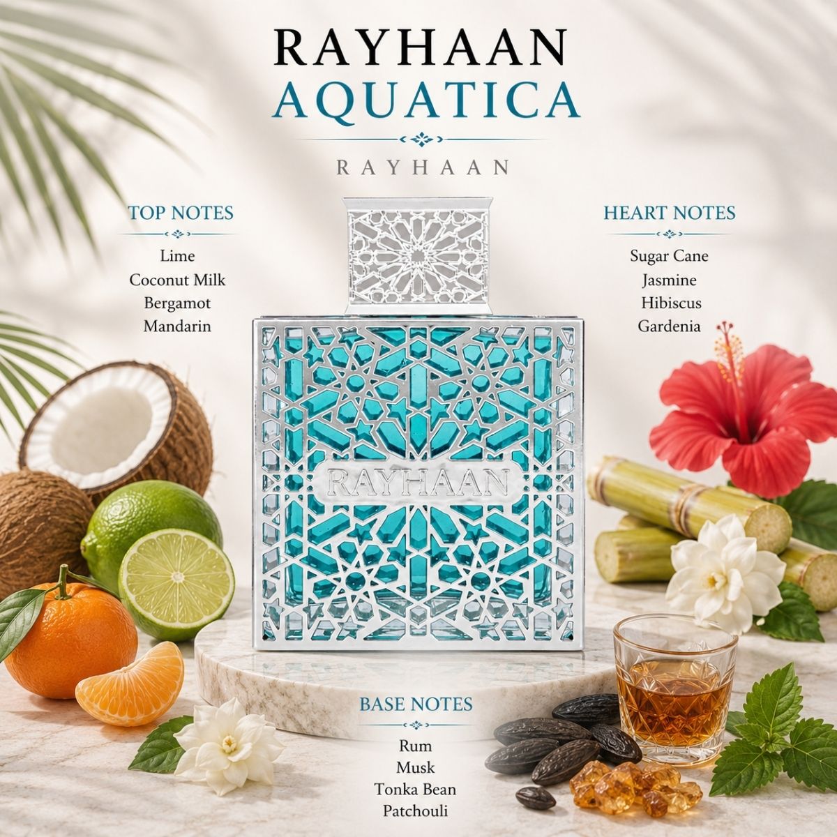 Rayhaan Aquatica 100ml Eau de Parfum spray
