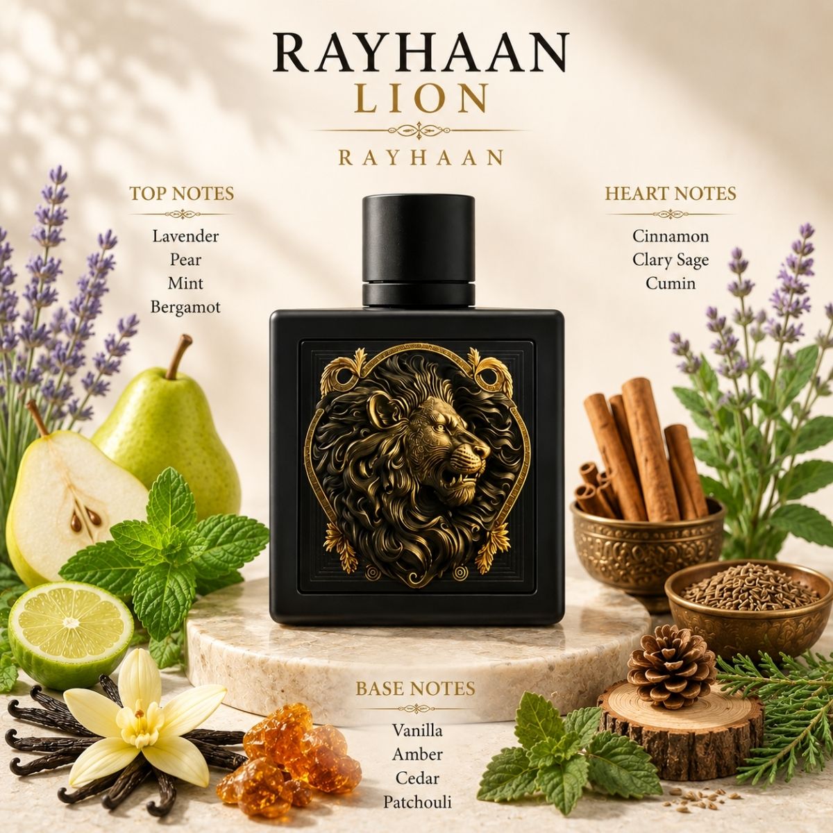 Rayhaan Lion 100ml Eau De Parfum by Rayhaan