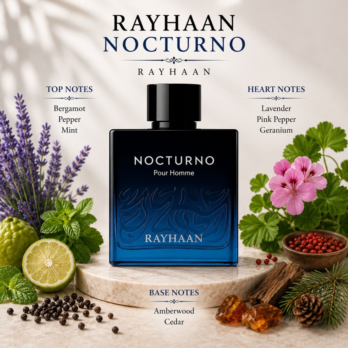 Rayhaan Nocturno 100ml Eau De Parfum