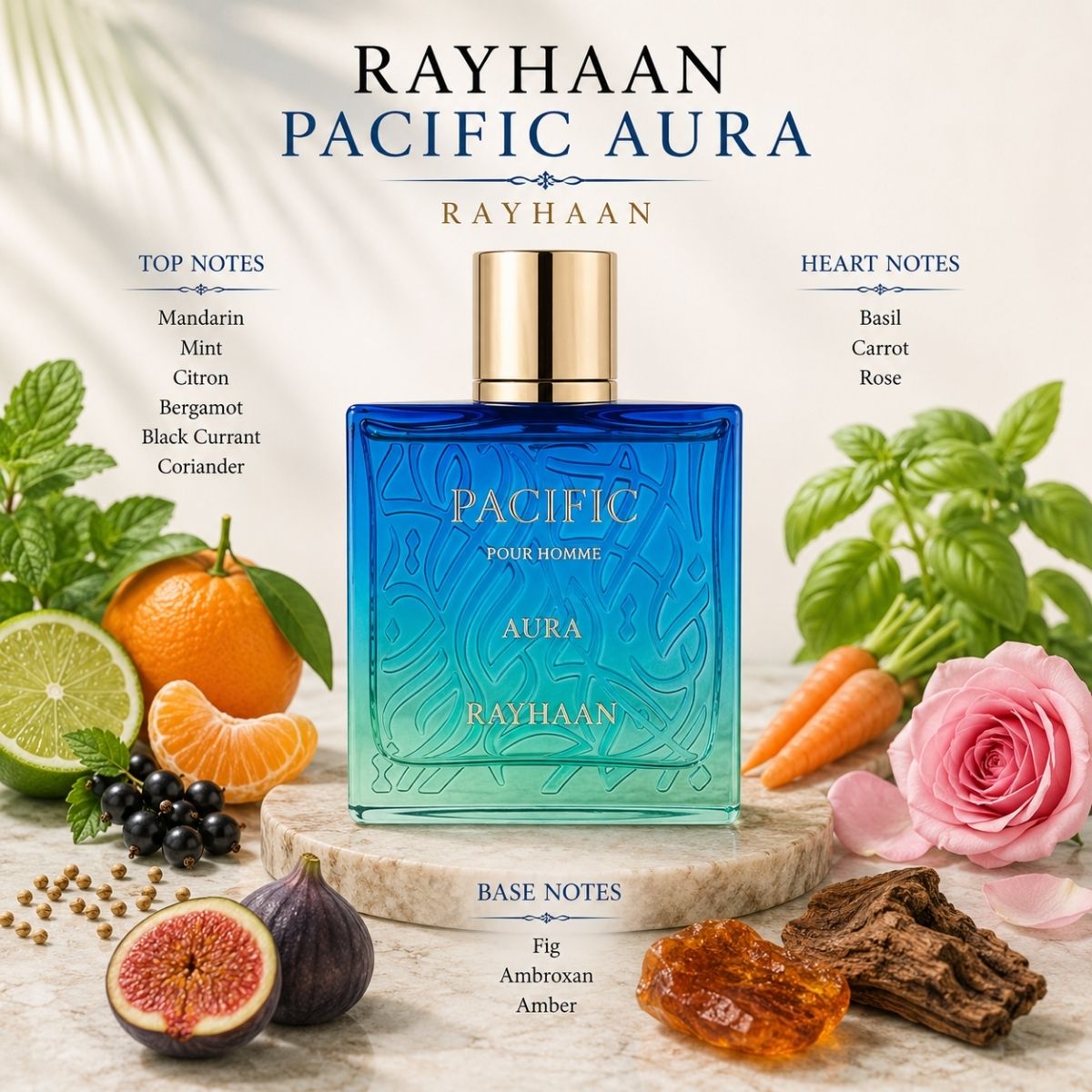 Rayhaan Pacific Aura 100ml Eau de Parfum