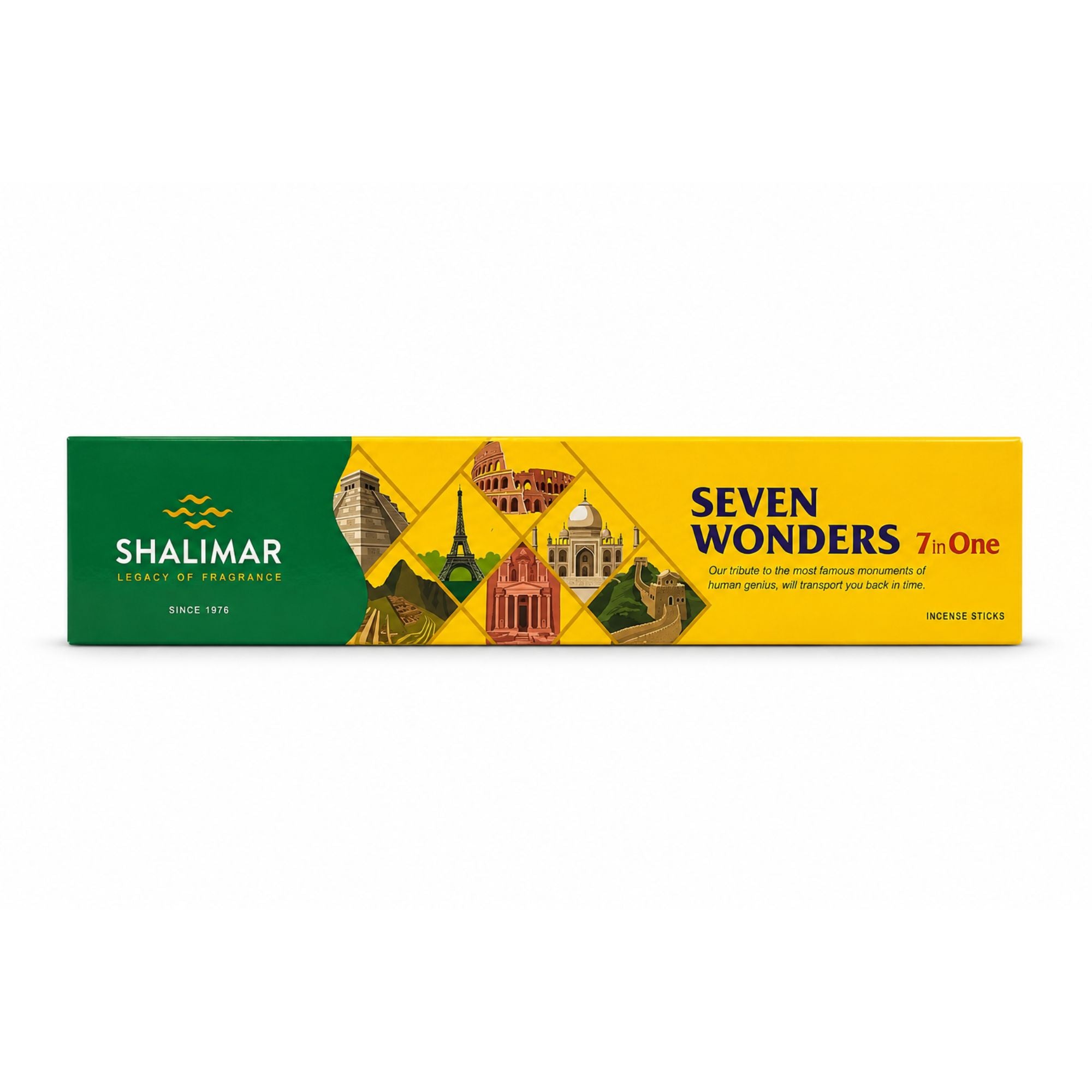 Shalimar Seven Wonders 7 in 1 Incense Sticks