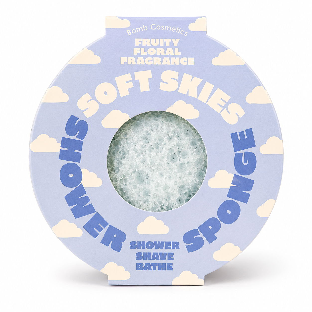 Soft Skies Body Buffer Shower Sponge - Fruity Floral Fragrance