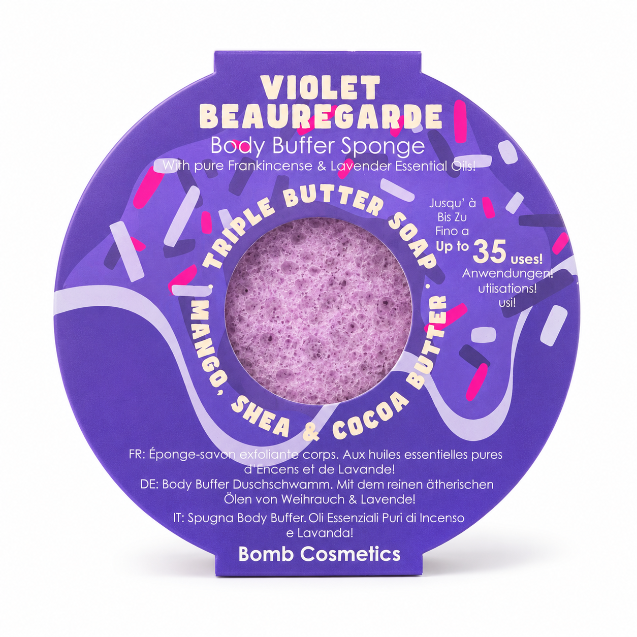 Violet Beauregarde Body Buffer Shower Sponge - Violet Fragrance