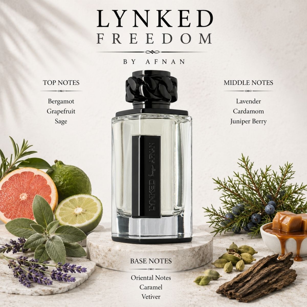 Afnan LYNKED Freedom 100ml Eau De Parfum Spray