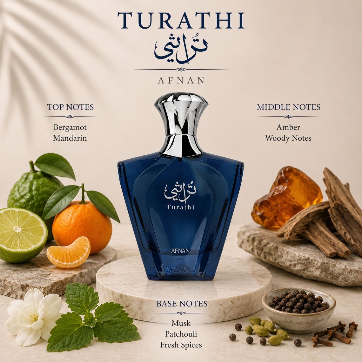 Afnan Turathi 90ml Eau De Parfum Spray