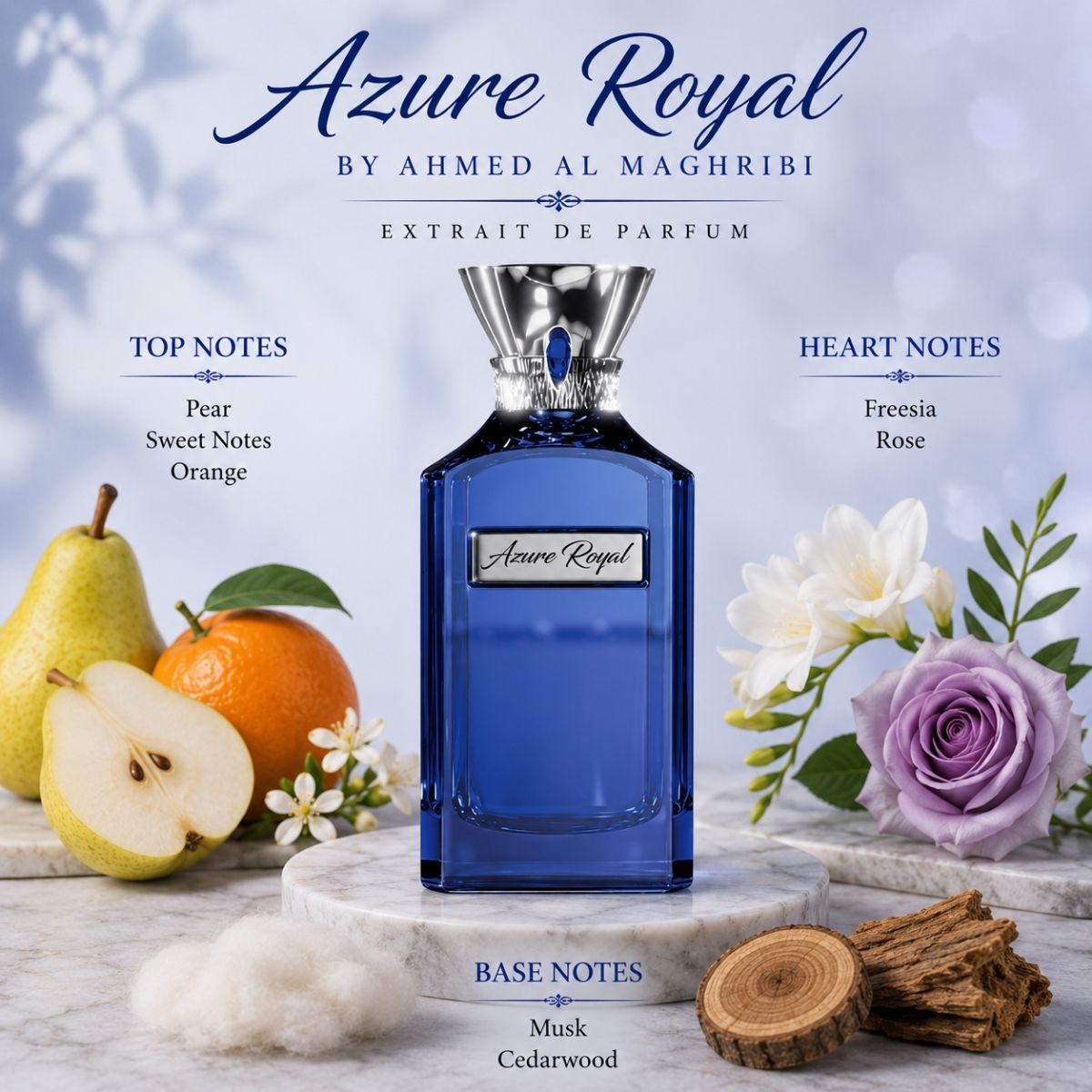 Azure Royal by Ahmed Al Maghribi 100ml Eau De Parfum
