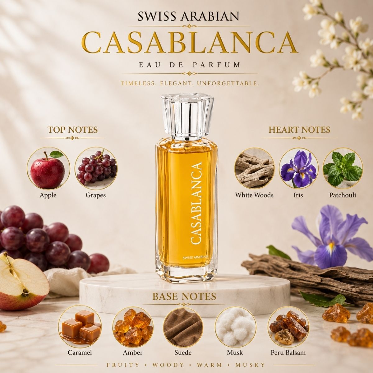 Swiss Arabian Casablanca 100ml Eau De Parfum