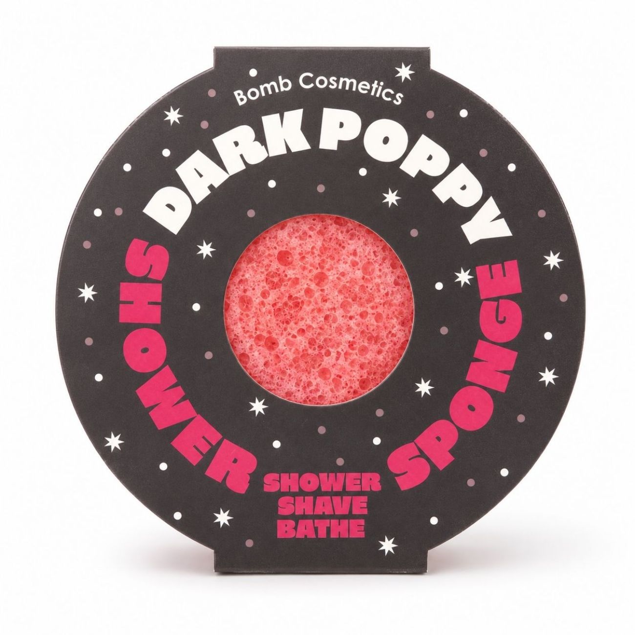 Dark Poppy Body Buffer Shower Sponge Body - Spiced Floral Fragrance