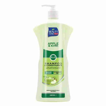 Apple and Kiwi Shampoo and Conditioner 1000ml by Beauty Clinic Plus