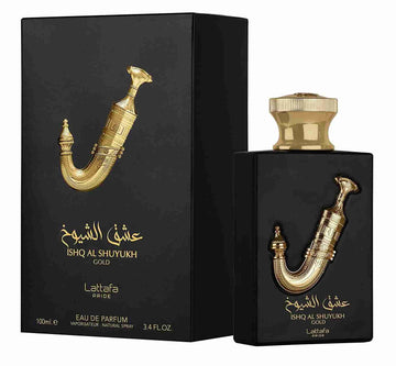 Ishq Al Shuyukh Gold 100ml Eau De Parfum by Lattafa Pride