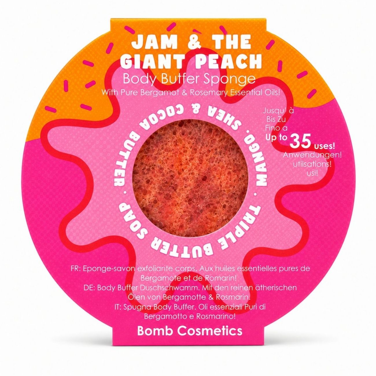 Jam & The Giant Peach Body Buffer Sponge