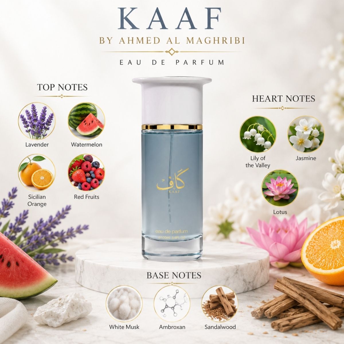 Kaaf by Ahmed al Maghribi 100ml Extrait De Parfum