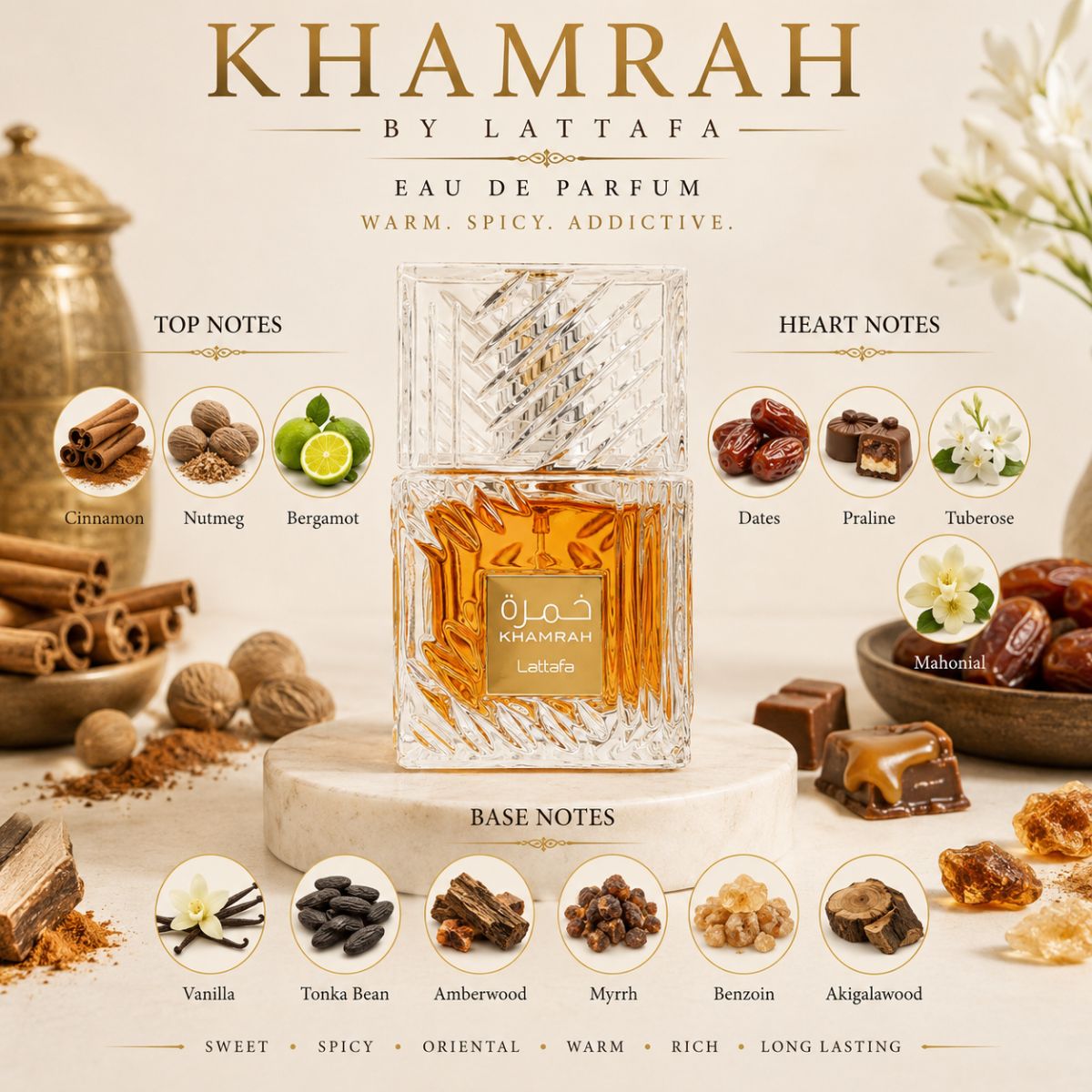 Lattafa Khamrah 100ml Eau De Parfum
