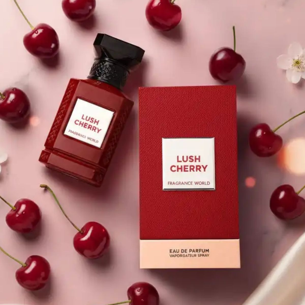 Lush Cherry by Fragrance World 80ml Eau De Parfum Spray
