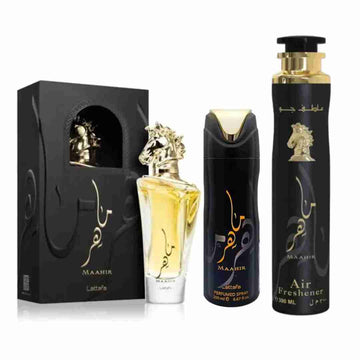 Lattafa Maahir Gold 3 Piece Gift Set