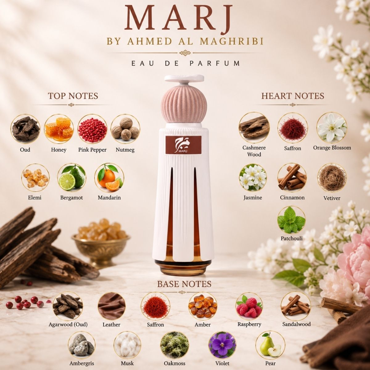 Marj by Ahmed Al Maghribi 60ml Eau De Parfum