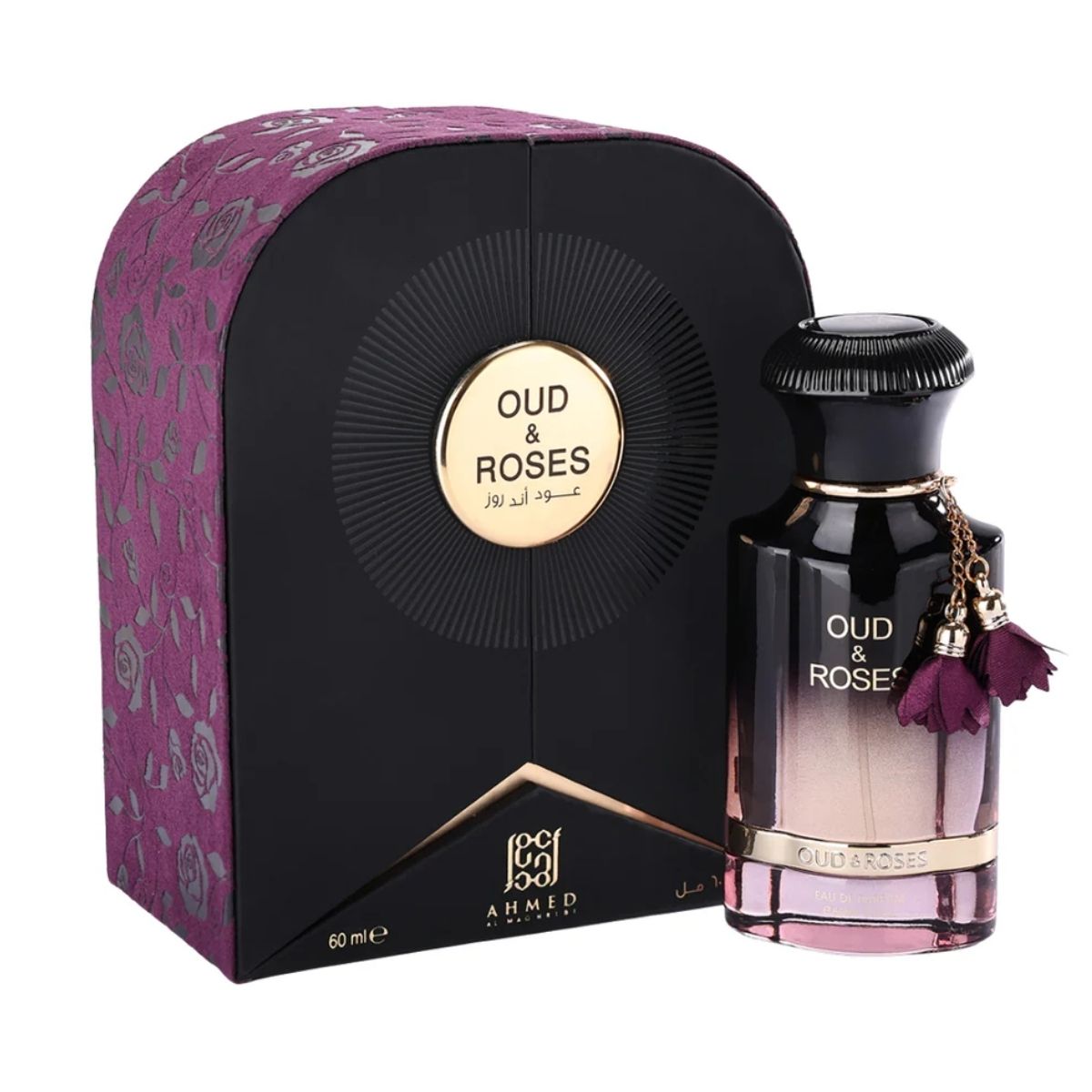 Oud and Roses Eau De Parfum 60ml By Ahmed Al Maghribi