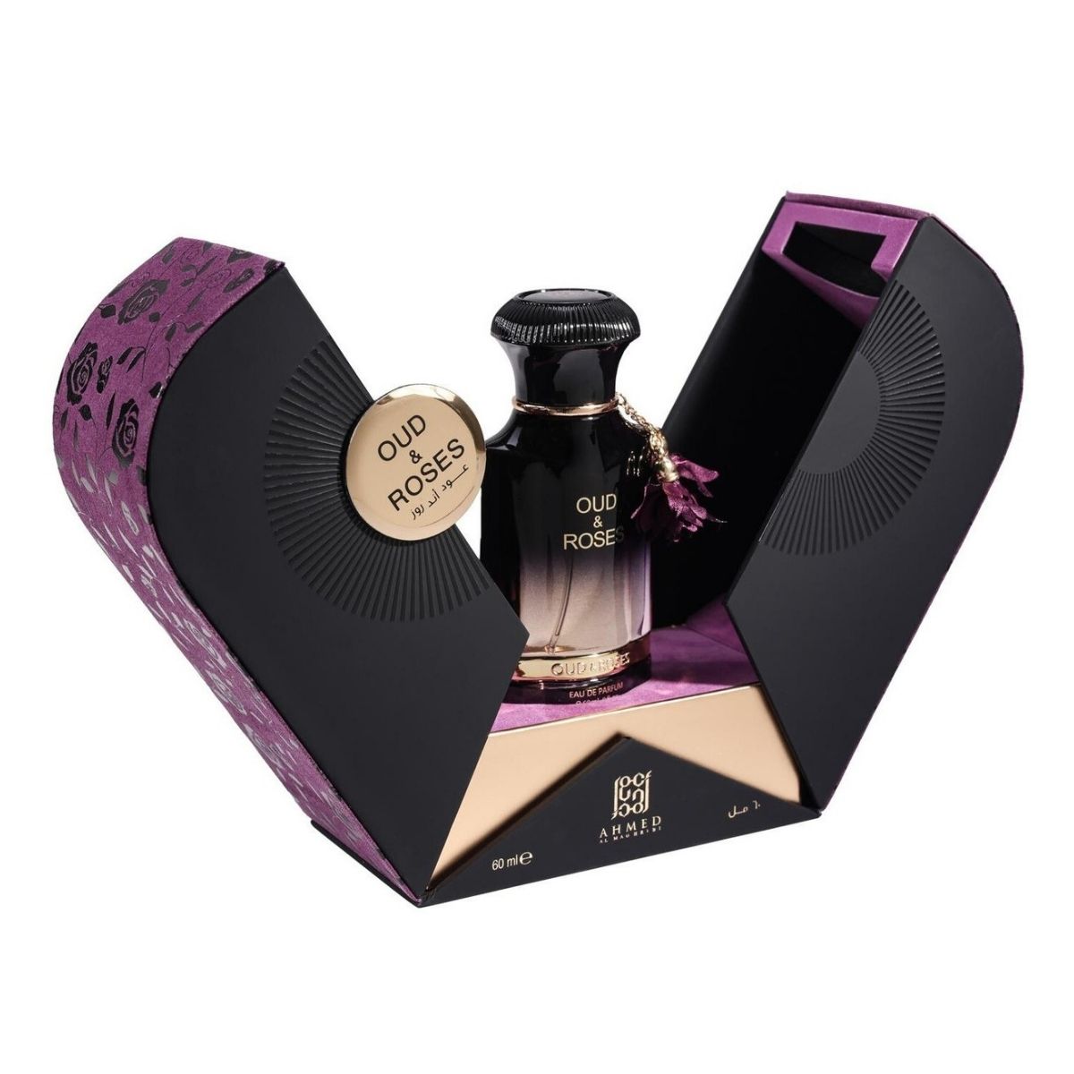 Oud and Roses Eau De Parfum 60ml By Ahmed Al Maghribi