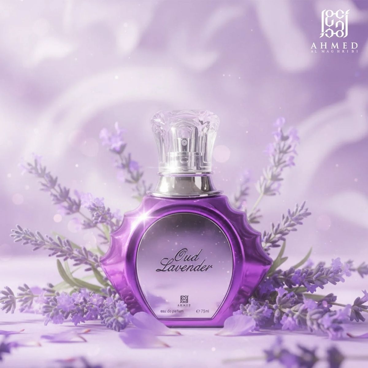 Oud Lavender by Ahmed Al Maghribi 75ml Extrait De Parfum