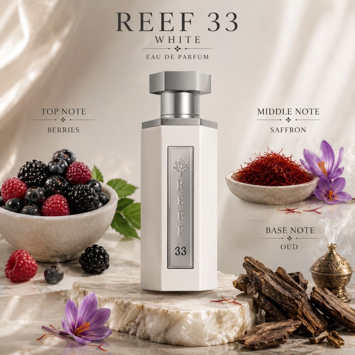 reef 33 white perfume notes