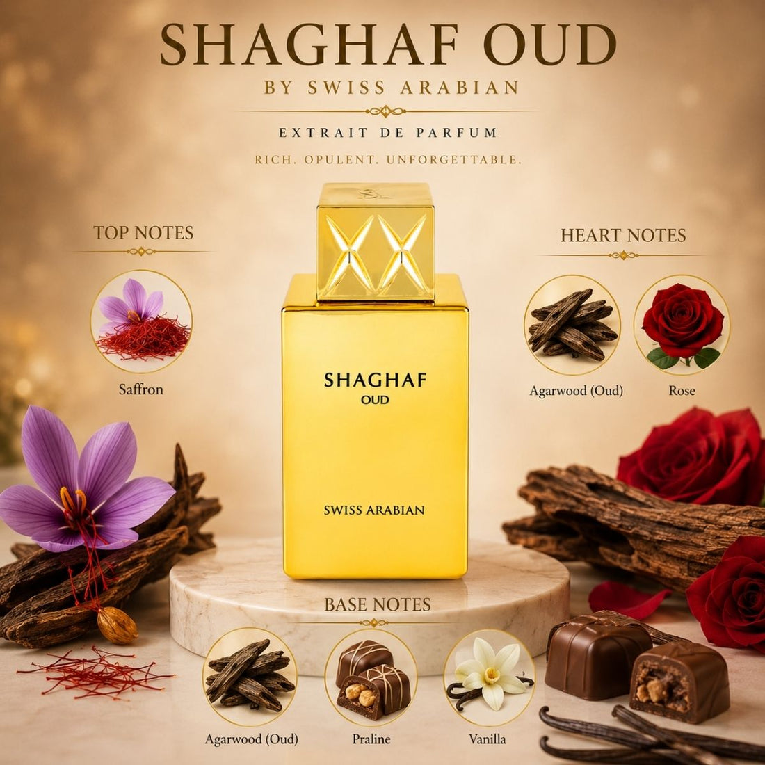 Swiss Arabian Shaghaf Oud 75ml Eau De Parfum