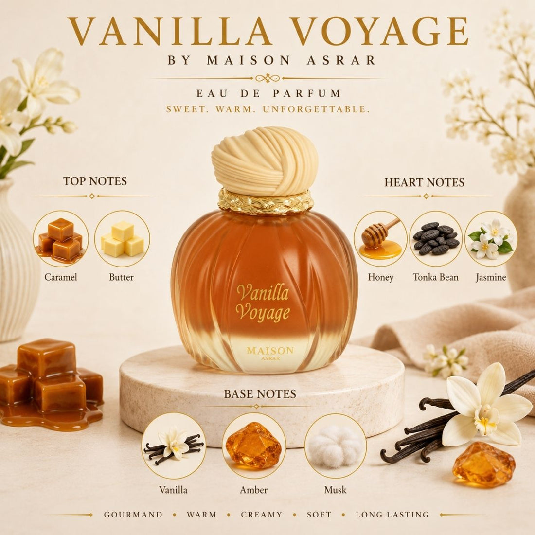 Vanilla Voyage by Maison Asrar 100ml Eau De Parfum