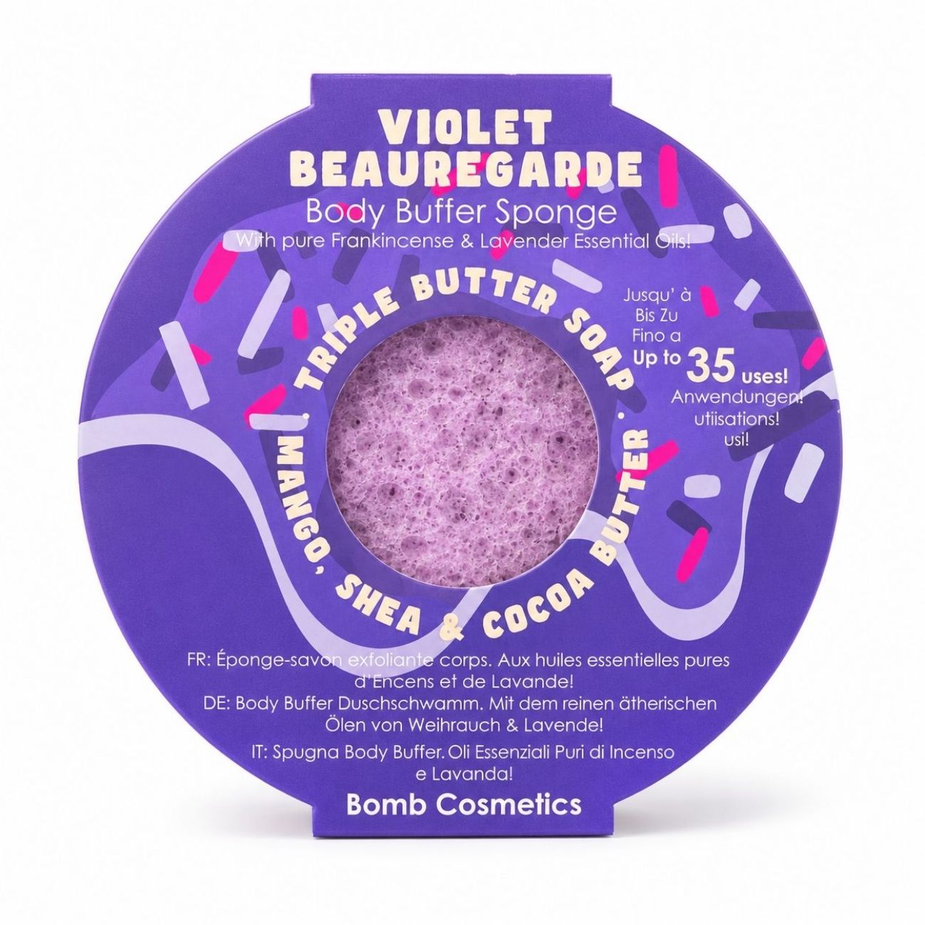 Violet Beauregarde Body Buffer Shower Sponge - Violet Fragrance